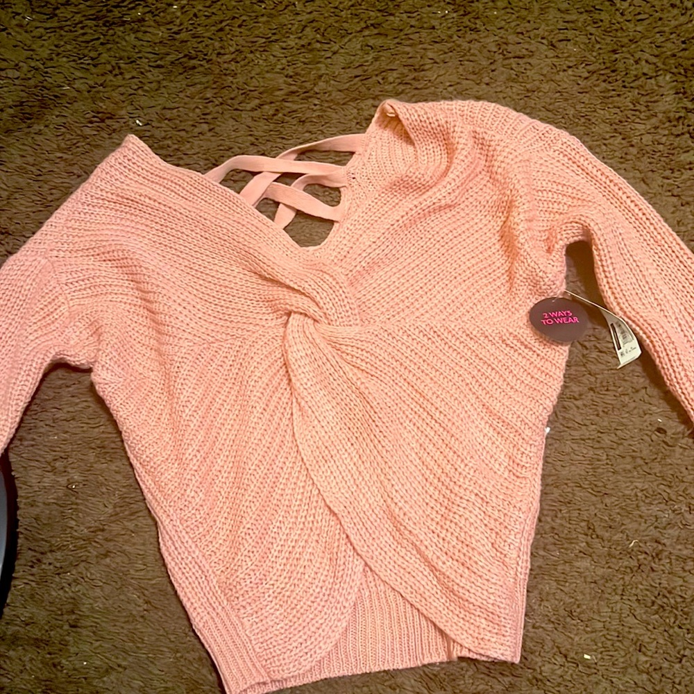 Long sleeve peach winter shirt